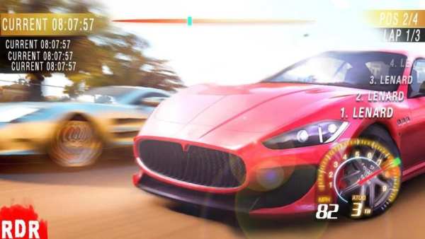 Racing In Car 3D 3 تصوير الشاشة