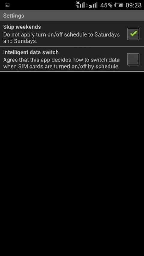 Dual SIM Switch Widget скриншот 1