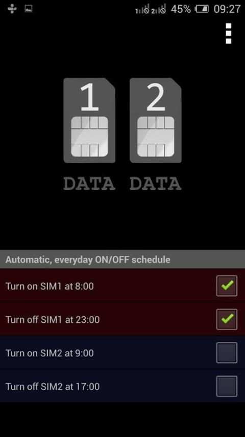 Dual SIM Switch Widget скриншот 4