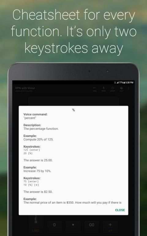 S3 RPN Calculator with Voice screenshot 13