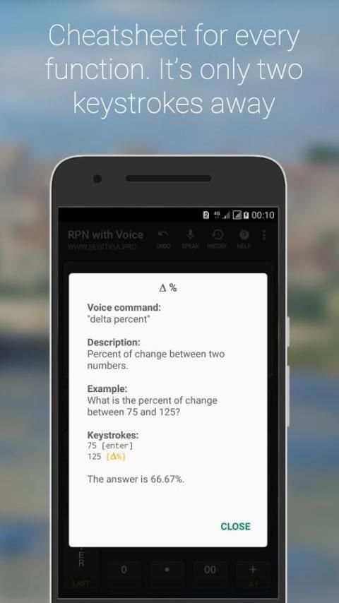 S3 RPN Calculator with Voice screenshot 21