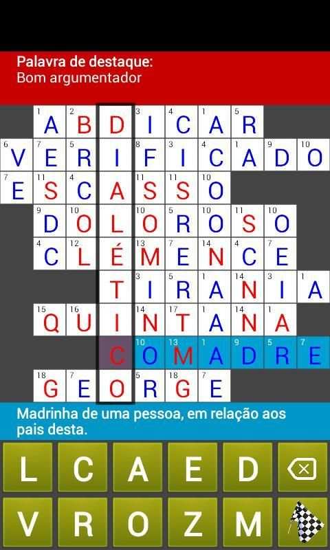 Criptograma Brasileiro FREE screenshot 1