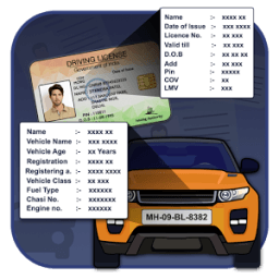 Car Registration &amp; Driving Licence Info أيقونة