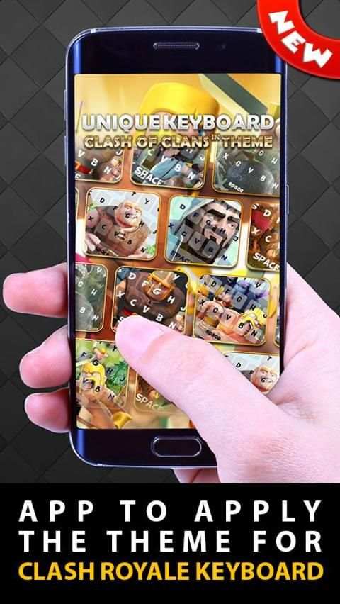 Keyboard Theme For Clash Free скриншот 2
