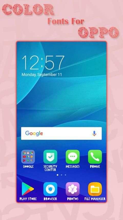 Color Font for OPPO - Color Fonts screenshot 2