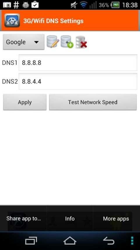 3G/4G/Wifi DNS Settings स्क्रीनशॉट 6