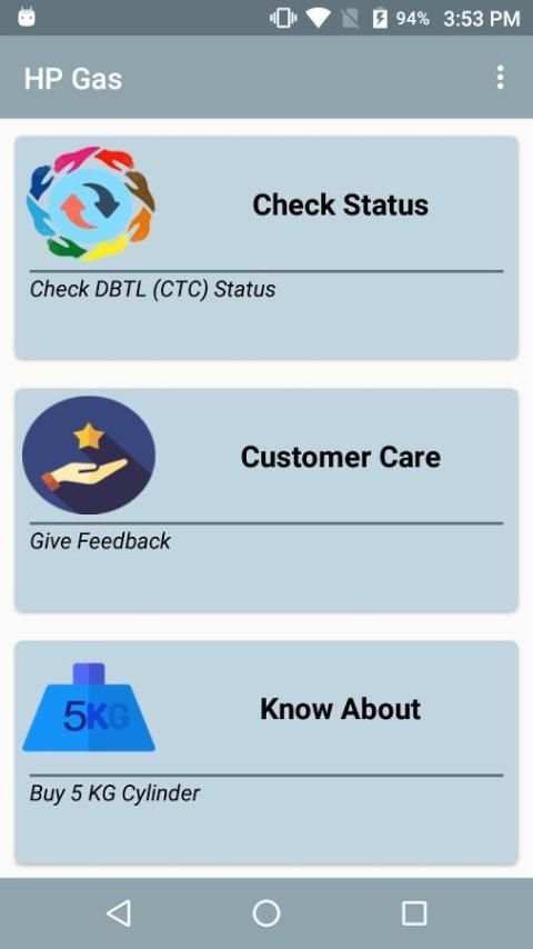 HP GAS BOOKING स्क्रीनशॉट 1