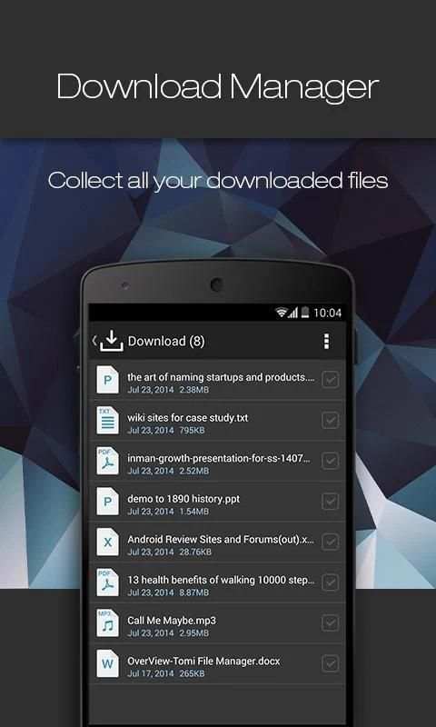 Tomi File Manager - Dark Theme screenshot 3