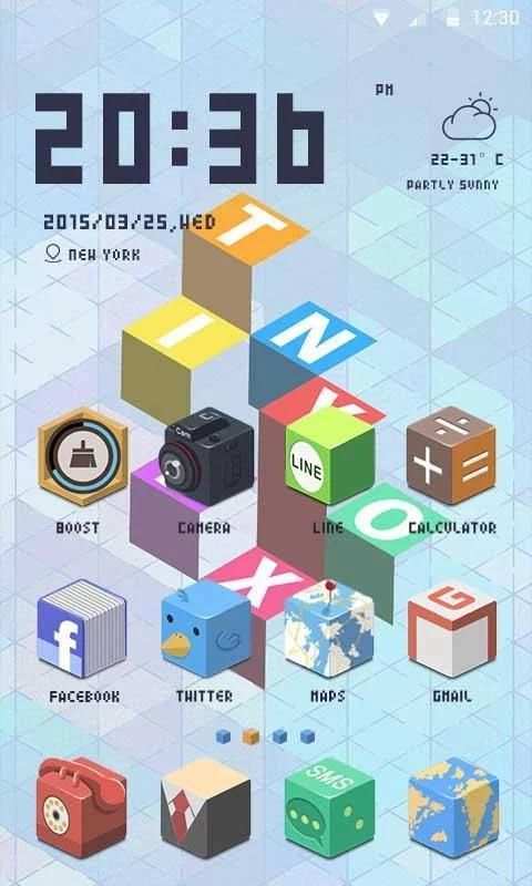 Tinybox Theme - ZERO Launcher скриншот 3