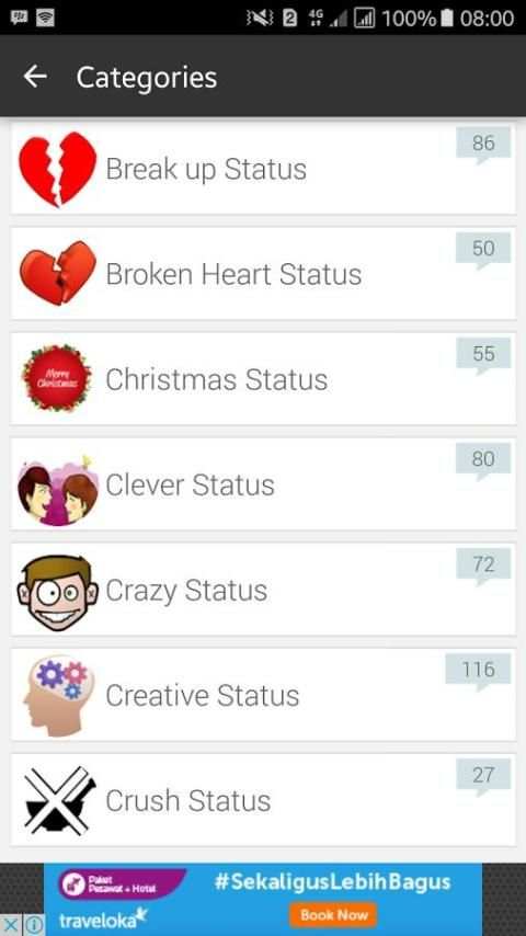 Latest Whatsap Status 2018 screenshot 2