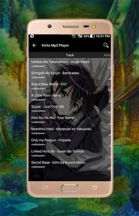 Kirito Mp3 Player скриншот 3