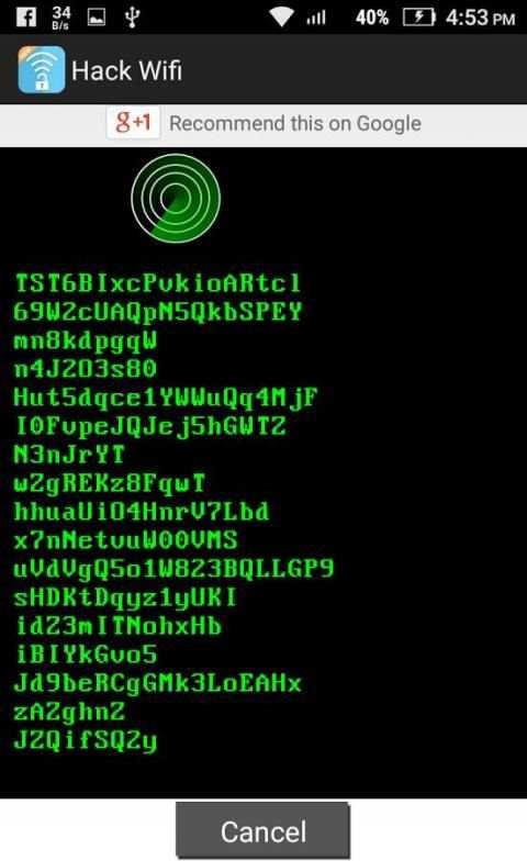 Hack Password Wifi Simulator 1 تصوير الشاشة