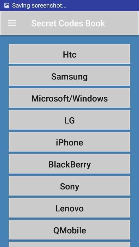 Secret Codes Of Android Phones скриншот 3