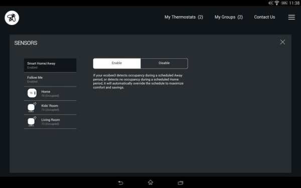 ecobee скриншот 1