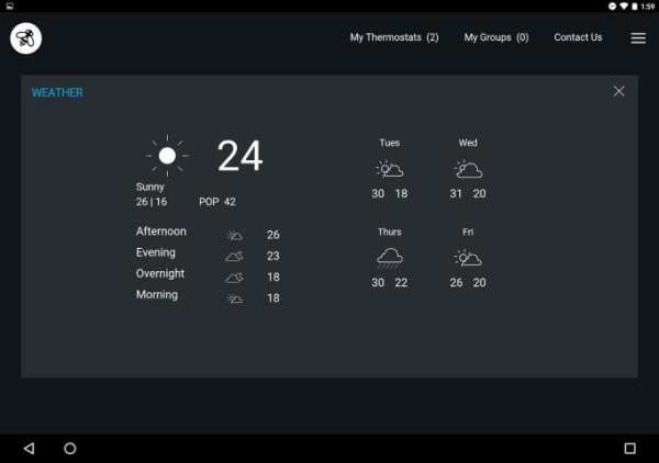 ecobee скриншот 2