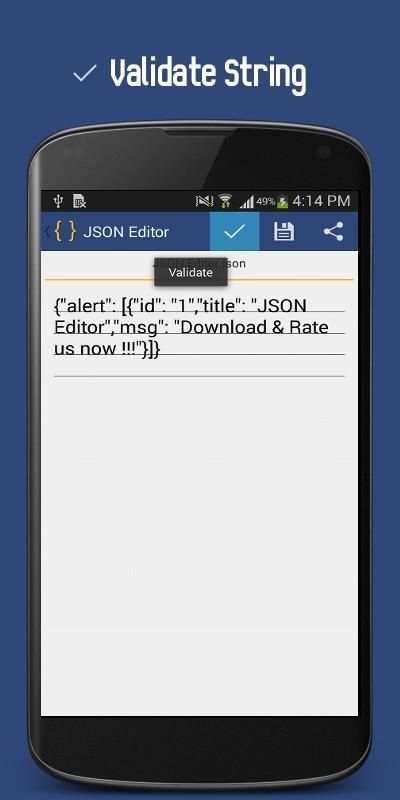 JSON Editor скриншот 4