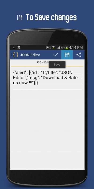 JSON Editor скриншот 3