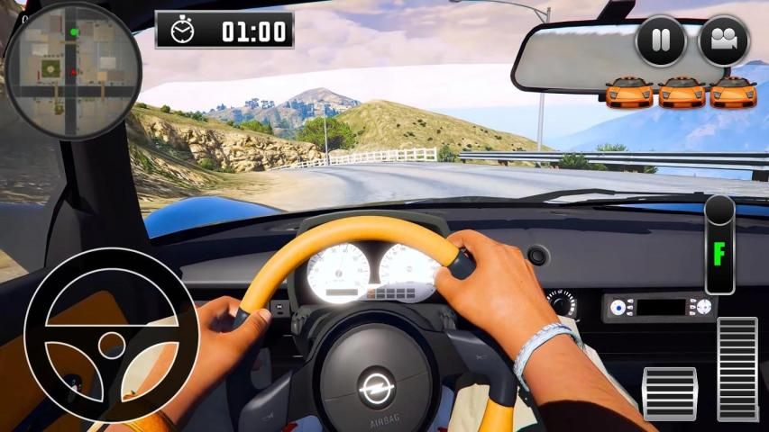 City Driving Opel Car Simulator screenshot 2