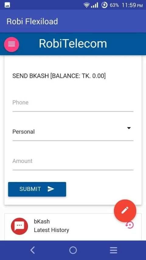 Robi Flexiload 1 تصوير الشاشة