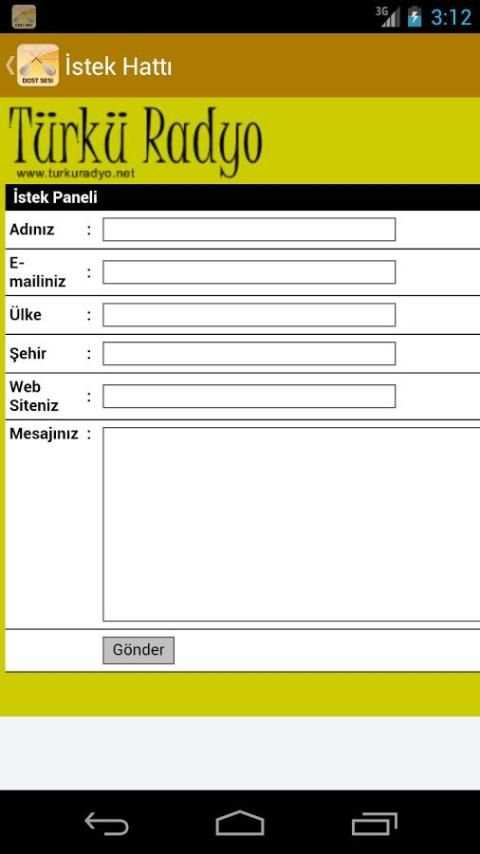 Türkü Radyo screenshot 1