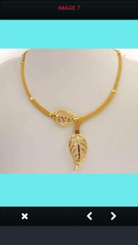 Gold Necklace Design screenshot 1