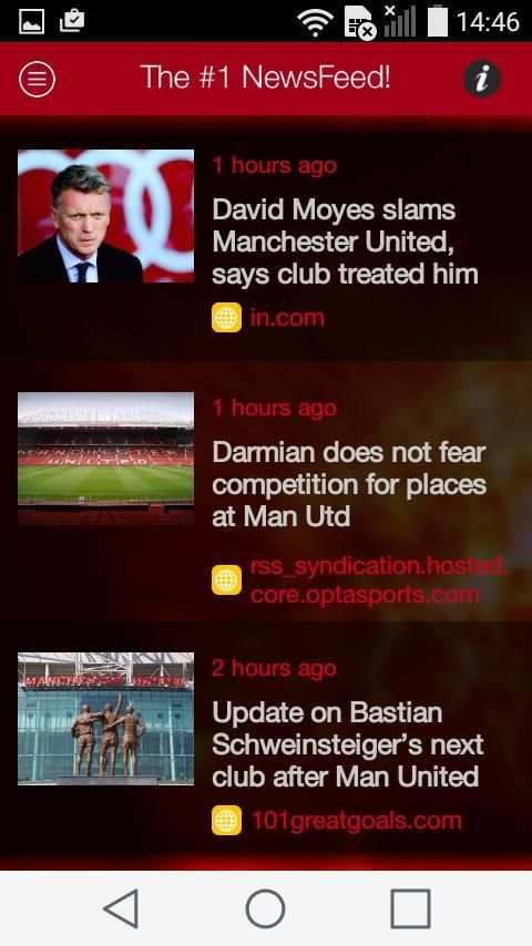 NewsRadar-Man United edition screenshot 2