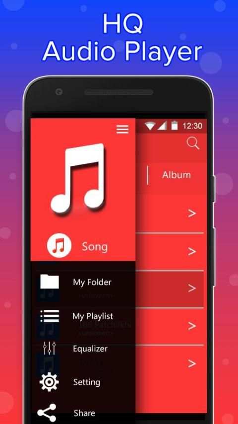 Mp3 Music Player 2017 screenshot 1