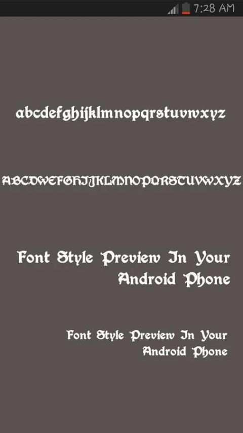 Free 50 Font for Samsung स्क्रीनशॉट 3