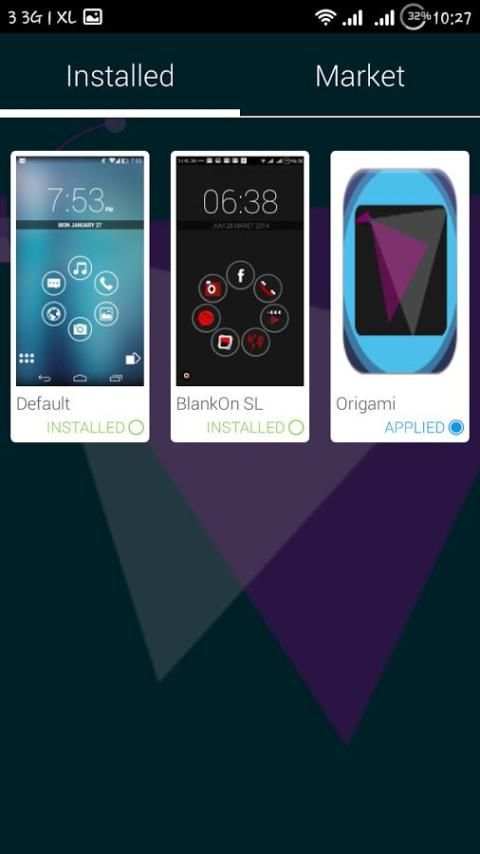 Origami Smart Launcher Theme 6 تصوير الشاشة