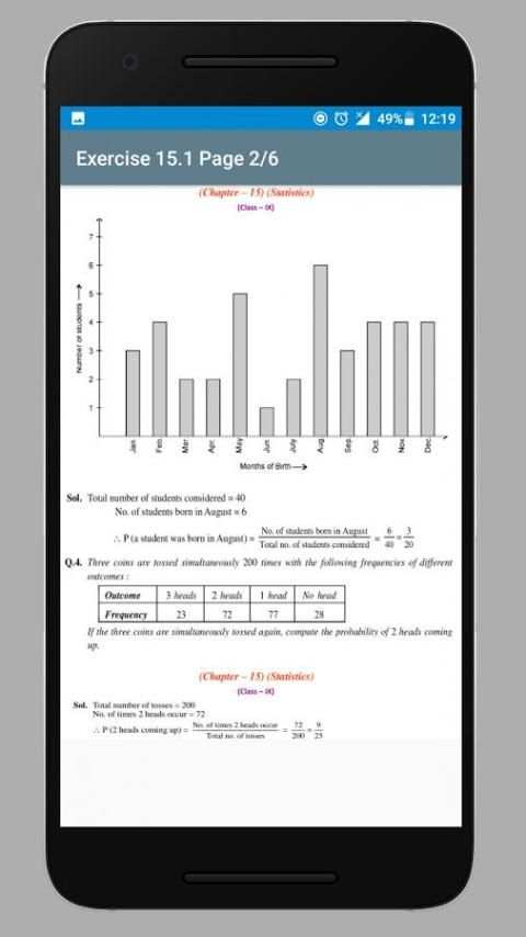 9th Maths NCERT Solutions screenshot 1