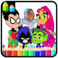 Coloring Book For Teen-Titan