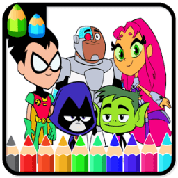 Coloring Book For Teen-Titan أيقونة