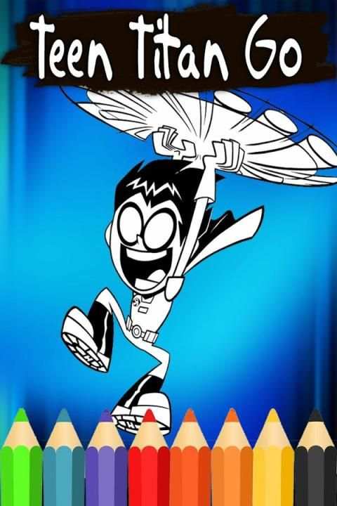 Coloring Book For Teen-Titan screenshot 3