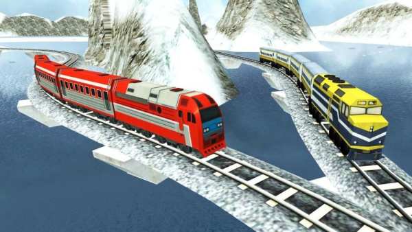 Indian Train Racing Simulator 2018 स्क्रीनशॉट 7