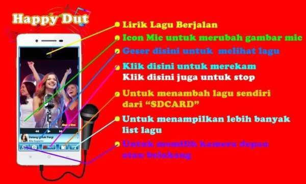 Happy Dut - Karaoke Video Dangdut screenshot 1