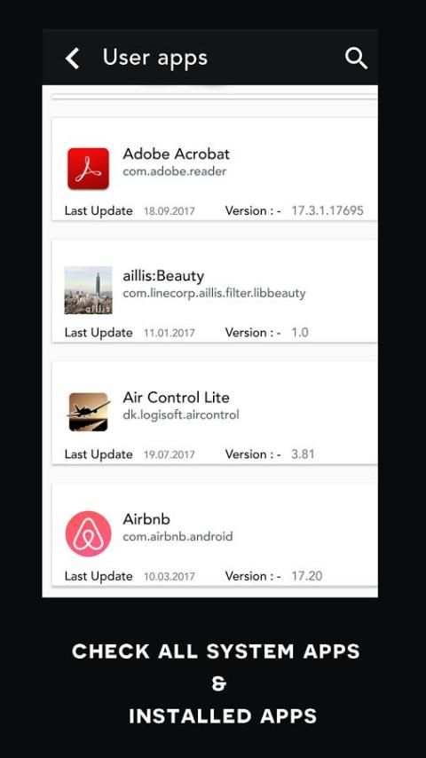 Apps & Android OS Update: Multiple Uninstaller स्क्रीनशॉट 2