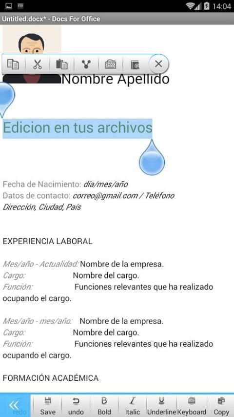 Docs For Office - Word, Docs y Sheets screenshot 8