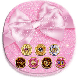Pink Shining Cute Bow Theme иконка