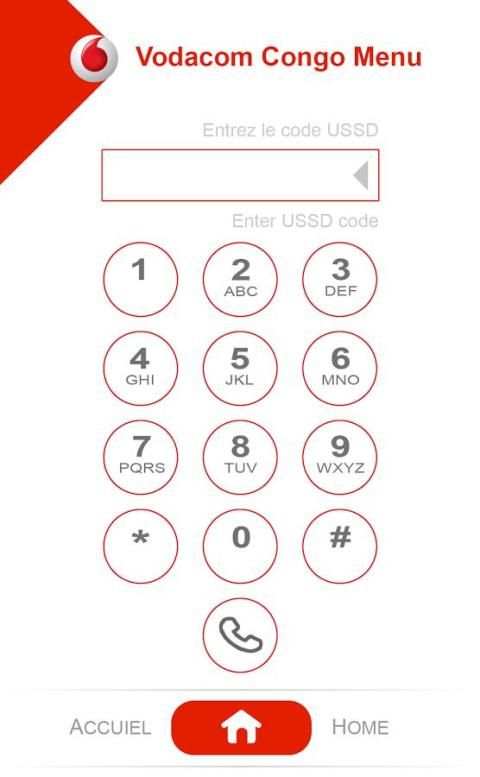 Vodacom Congo Menu скриншот 2
