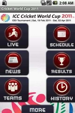 Cricket World Cup 2011 скриншот 2