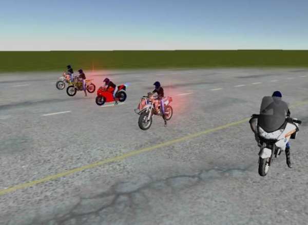Motorbike Driving Simulation скриншот 6