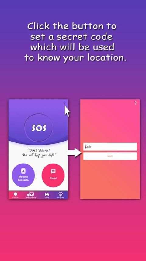SOS Safety App स्क्रीनशॉट 5
