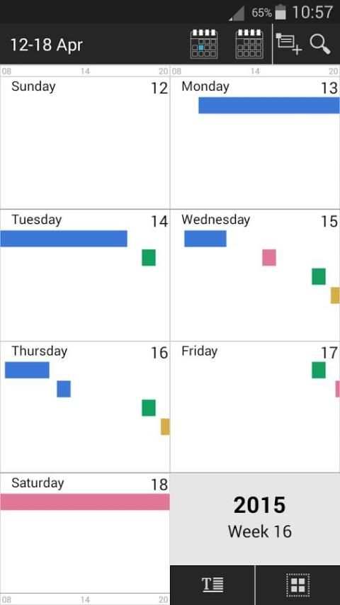 Calendar TalkingCal 7 تصوير الشاشة