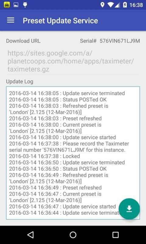 Preset Update Service screenshot 1