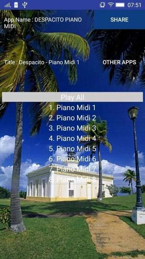 BEST DESPACITO PIANO MIDI SYNTHESIA screenshot 1