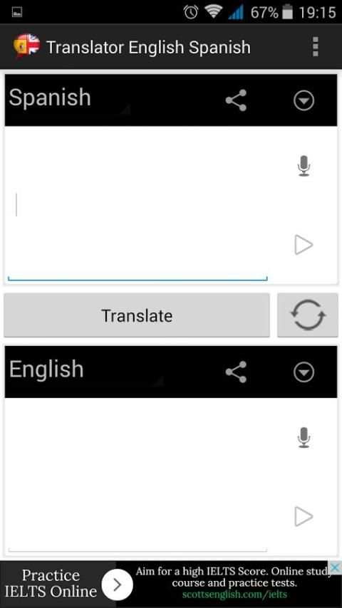 Translator English to Spanish скриншот 3