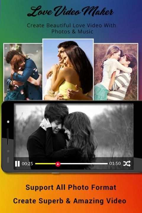 Love Video Editor With Music स्क्रीनशॉट 3