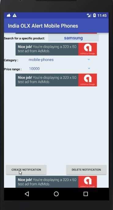 Alert Mobile Phones of OLX India screenshot 2