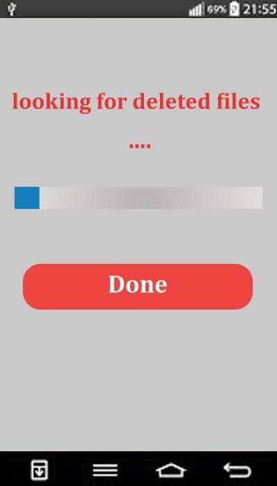 Recovering deleted files 2 تصوير الشاشة