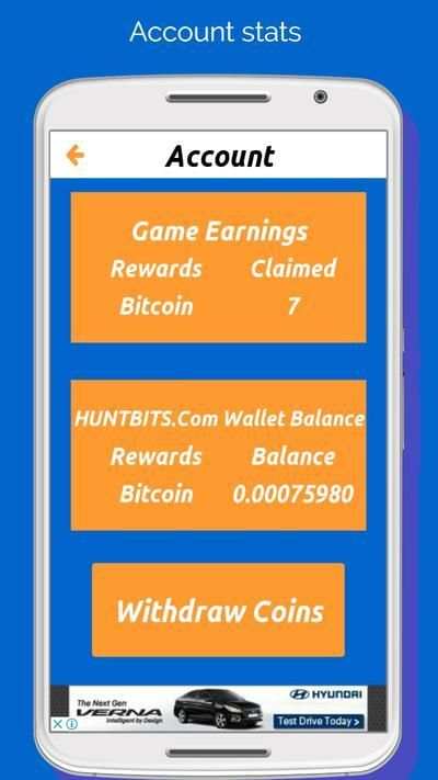 Free Bitcoin - HuntBits.com screenshot 2